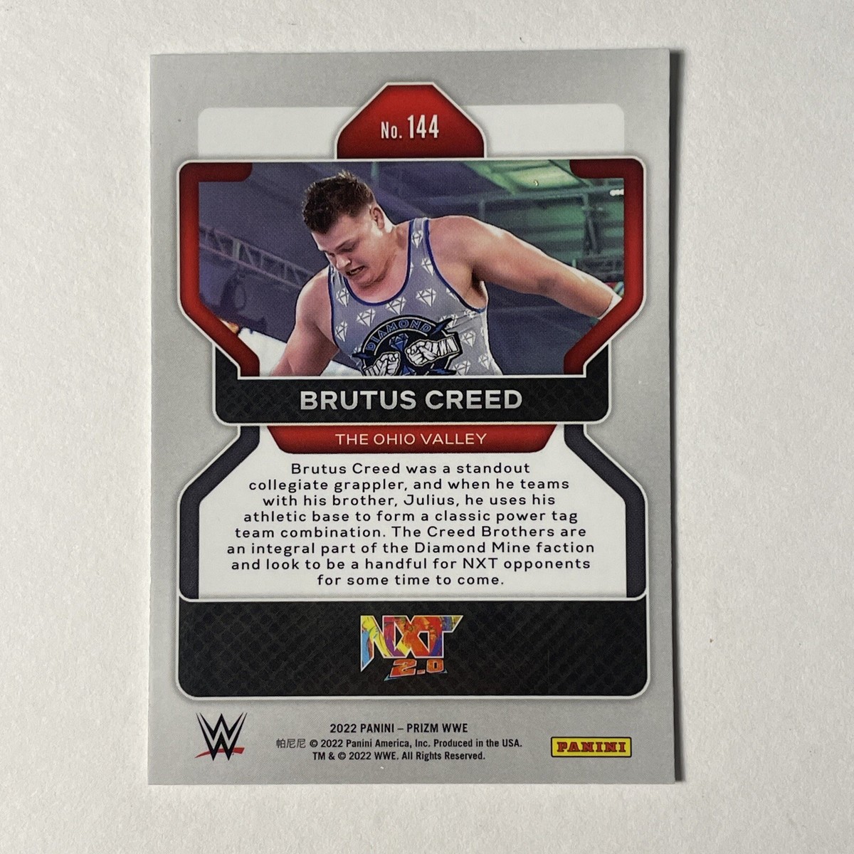 2022 Panini Prizm WWE Brutus Creed #144