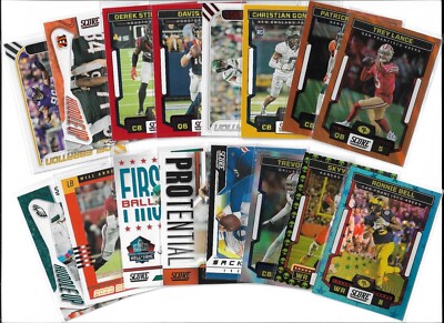 2023 Score Football Inserts and *Gold* Red* Parallel Singles   Complete your Set