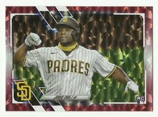 2021 Topps Update Series US323 JORGE ONA RC Red Foil Ice # 106/199 PADRES