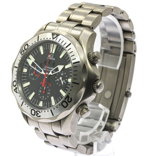 Omega 2269.50 Seamaster 300 America'S Cup Chronograph Automatic Winding Men'S 77 - Picture 2 of 6