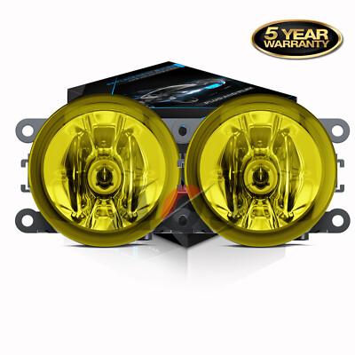 For 2014 2015 2016-2018 Jeep Cherokee halogen yellow Fog Lights Lamp Replacement