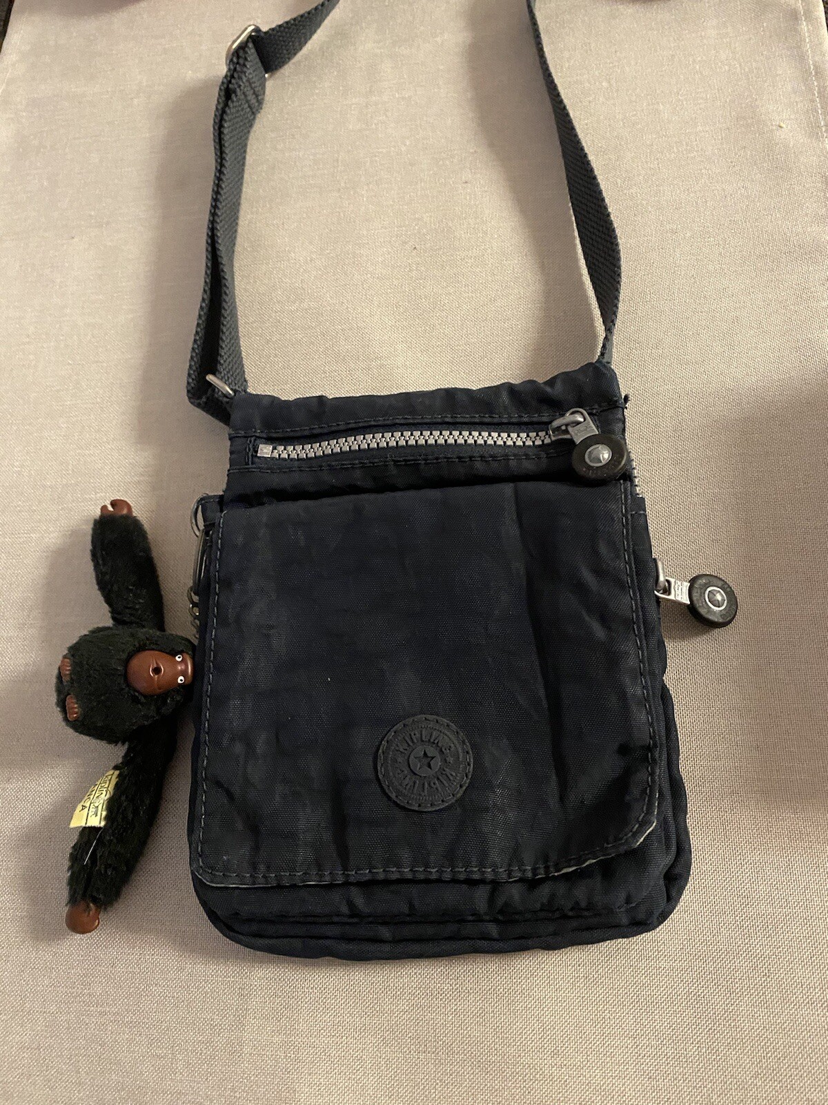 Kipling Eldorado Organizer Monkey Charm Crossbody… - image 4