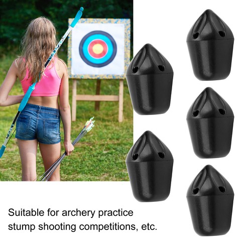 5Pcs Plastic Heads Whistle Arrowhead Archery Tip For Practice JF LJ - Picture 14 of 24