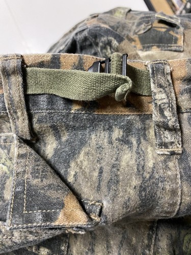 Vintage Mossy Oak Pants Mens Large 36 X 32 Camouflage Cargo Flannel - Picture 3 of 4