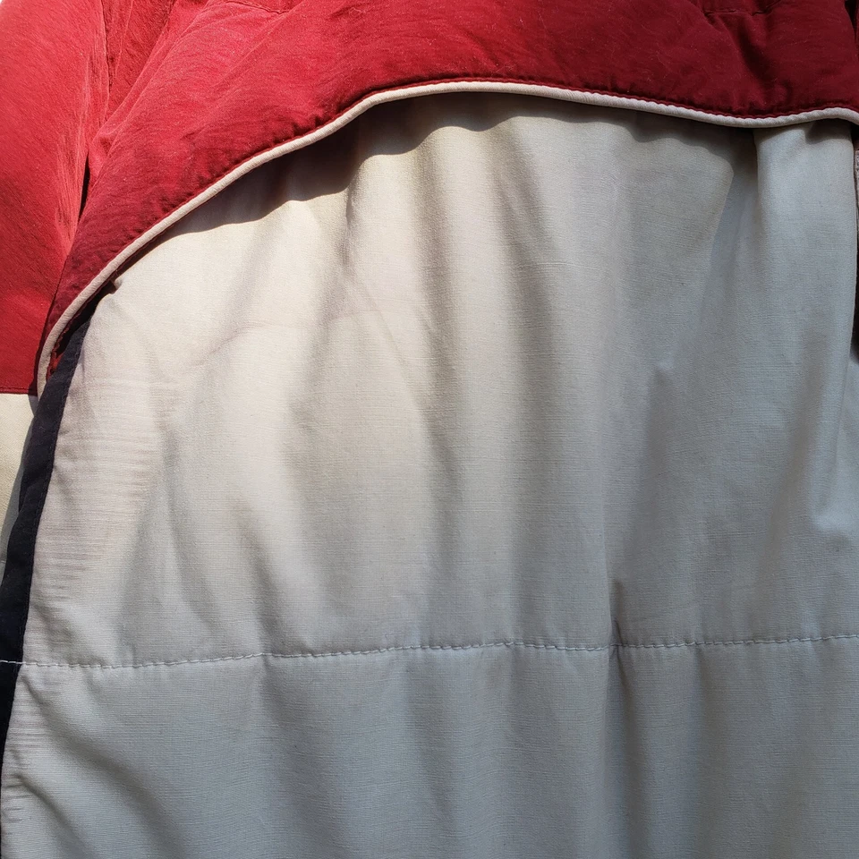 Rue 21 парней пуховик пальто мужской размер XL бежевый бордовый вниз заполненный зимние на открытом воздухе - Изображение 3 из 4