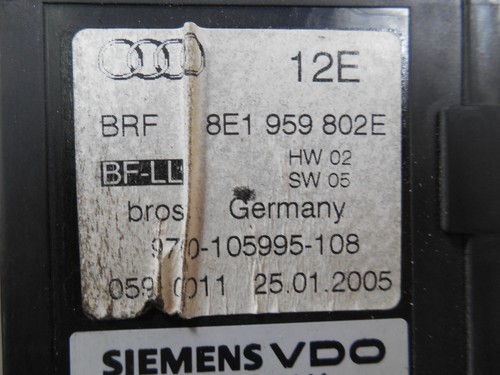 Motor elevalunas Frente derecho Audi A4 B7 2005 8E1959802E 105845-108 - Imagen 2 de 6