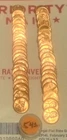 Roll Of 50  BU 1954-S  Lincoln Wheat Cents Penny MS  Gem UNCIRCULATED A1