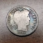 1898 Barber Dime Colorful Toning