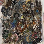 Vintage Costume Jewelry Collection Lot- Necklaces , Bracelets, Earrings Brooch