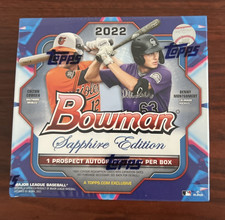 2022 Bowman Sapphire Edition MLB Baseball Factory Sealed Hobby Box New