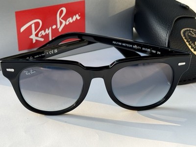 【アルテミス】Ray-Ban RB 2161 サングラス ブラック NEW Ray-Ban RB2168 901/71 METEOR BLACK Light Gray Gradient