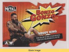 2022 Skybox Metal Universe AEW All Elite Wrestling Brody King #BG-13 READ 0e3