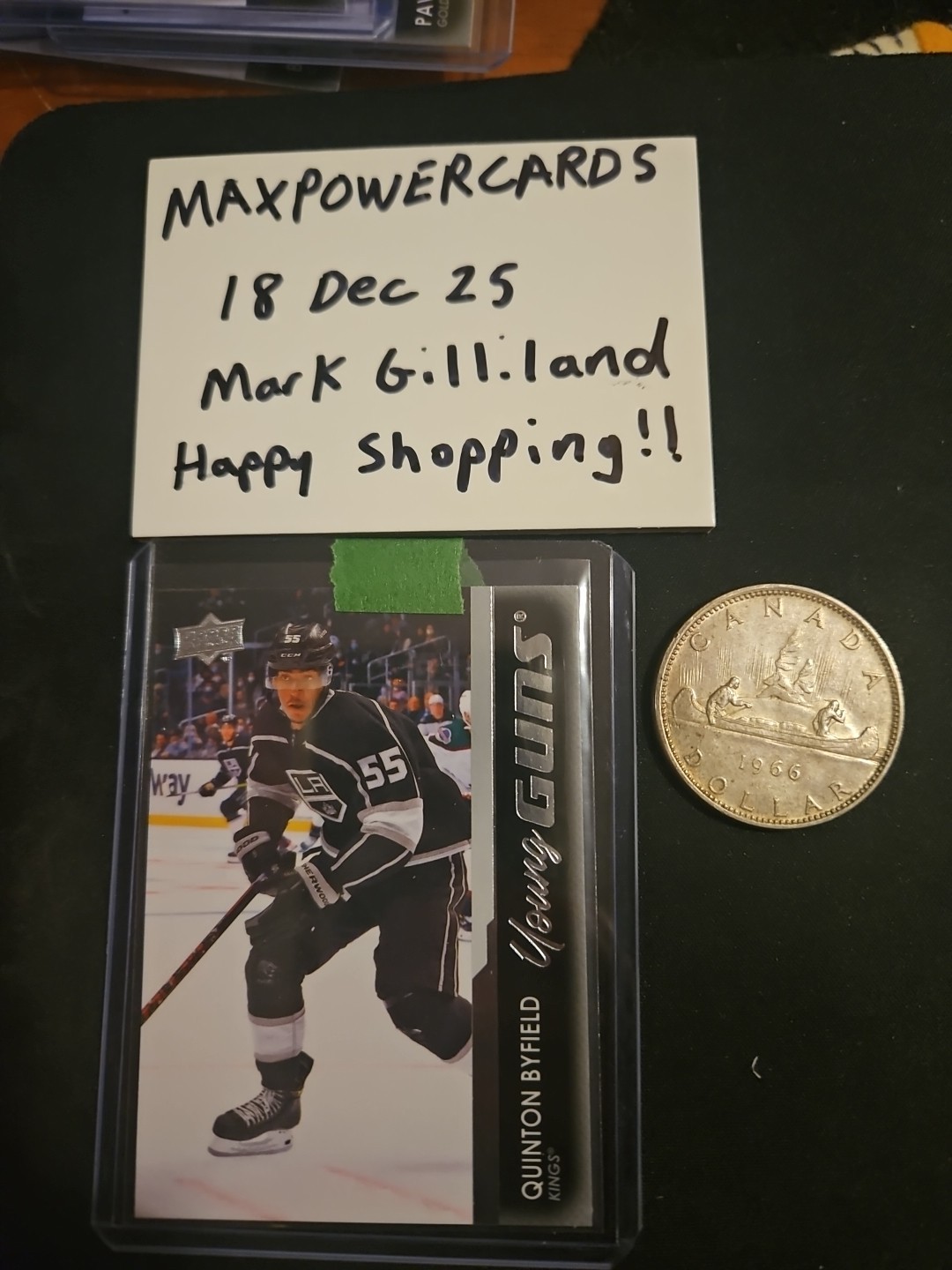 2021-22 UPPER DECK QUINTON BYFIELD YOUNG GUNS #488