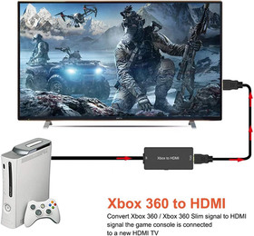 Xbox 360 HDMI Converter, Xbox360 to HDMI Support 720P / 1080P