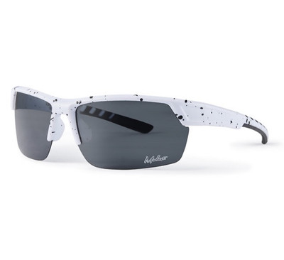 Brand New MODEST Eyes TACTIC Snowboard Sunglasses $50 White Polarized 400UV Lens