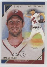 2017 Topps Gallery Masterpieces Blue 53/99 Max Scherzer #MP-5 2d8