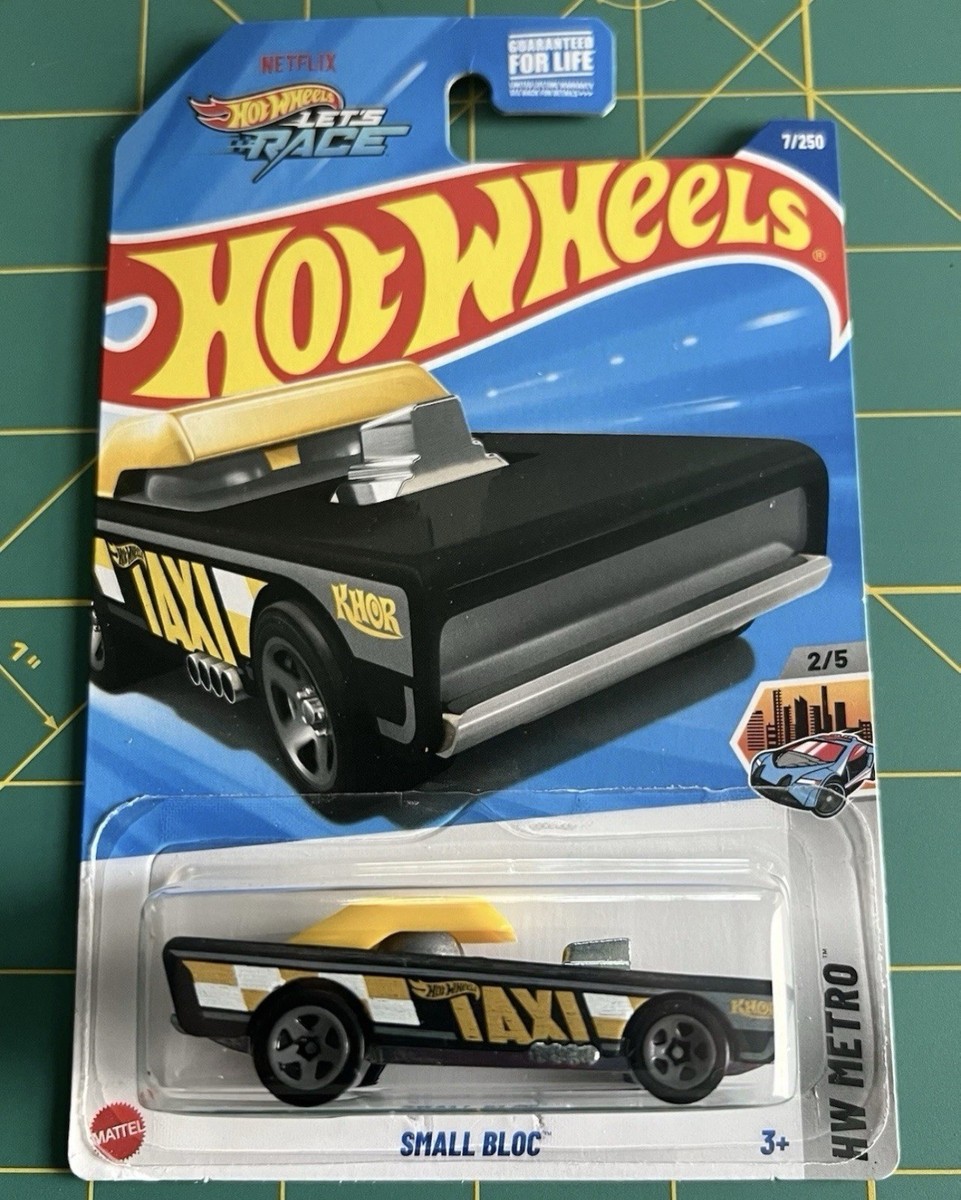 2025 HOT WHEELS SMALL BLOC HW METRO 2/5 BLACK CHECKER TAXI | eBay
