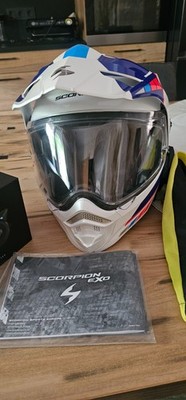 Motorrad Helm Gr.L Scorpion Klapphelm - u. Sena Bluthoot 30K