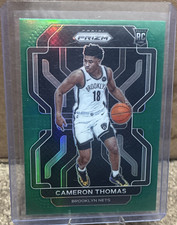 Panini Prizm 2021-22 Cameron Thomas #297 Green Prizm Rookie Brooklyn Nets