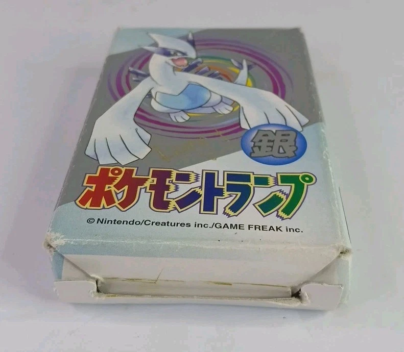 Nintendo Pokemon Silver Lugia Poker Deck Cards Set 1999 Used Japan - Image 2 of 4