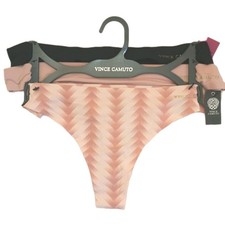 Vince Camuto Women's Thong Panties, Size Small, 3-Pack