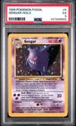 1999 POKEMON FOSSIL #5 GENGAR-HOLO PSA 5