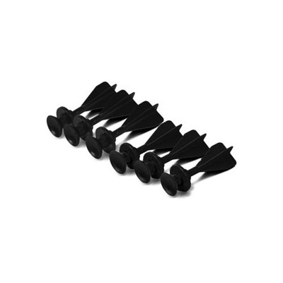 Petron 4209 STEALTH Dart Pfeil mit Saugnapf ca. 6cm, Zubehör für Armbrust, schwa