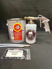 GALLON FLUID FILM PRO GUN, 1 W QUART BOTTLE, 2 WANDS, AND 50 RUST PLUGS