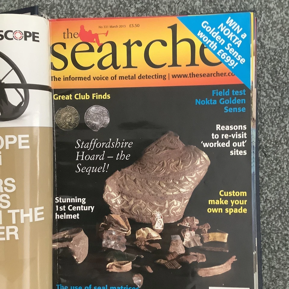 The Searcher Metal Detecting Blue Binder & 12 Issues 2013 - Image 4 of 4