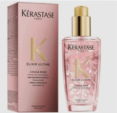 Kerastase Elixir Ultime L'HUILE ROSE Imperial Oil 100ml / 3.4oz New with Box
