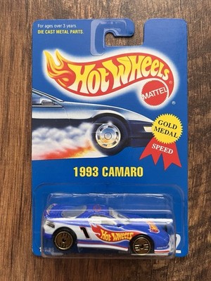 Hot Wheels Camaro Gold Medal Speed 1993 Die Cast Metall long card US Version NEU