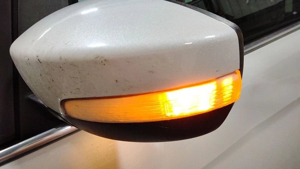 Espejo retrovisor eléctrico térmico para conductor Ford C-Max CMAX LH 2013-2015 blanco-UG Foto 3 de 3