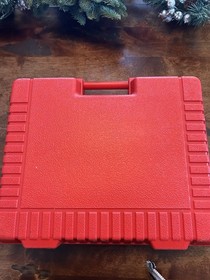 LEGO Vintage 1985 Red Plastic Carrying Case / Storage Case-Full of Legos-L@@k