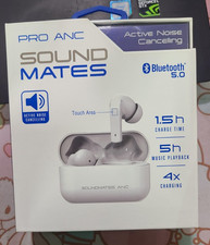 Pro Anc Sound Mates Wireless Earbuds Noise Canceling, Sweat Resist