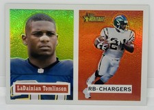 2002 Topps Heritage LaDainian Tomlinson 2nd Year Refractor RARE /557 SD Chargers