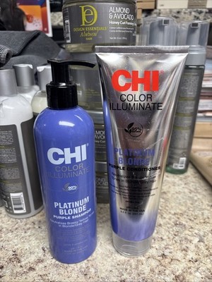 Chi Color Illuminate Platinum Blonde Purple Set SMALL BUSINESS   ️  