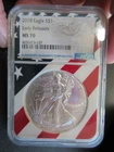 2018 Silver Eagle S$1 Dollar NGC MS 70 EARLY RELEASES #4650423-137