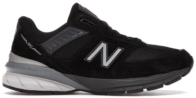 Size 9.5 - New Balance 990v5 Made In USA Black W for sale online