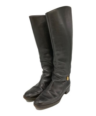 GUCCI Boots Women's Size 35 Black Leather