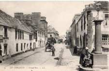 29  CPA  ANIMEE DEBUT 1900   LE CONQUET GRAND'RUE