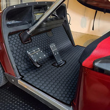Matericuo Golf Cart Floor Liner Mat Full Coverage Custom Fit For Ezgo Txt