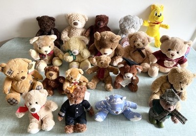 20 x Teddybären Restposten Konvolut verschiedene Stofftiere Plüsch 11 Bilder KURIERFREI