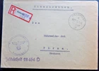 Guernsey Registered Feldpost Kenn 937a to germany from 28464 D unit