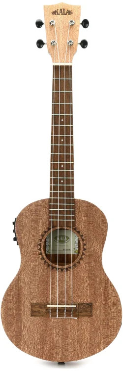 Kala Burled Meranti Tenor Acoustic-Electric Ukulele - Natural