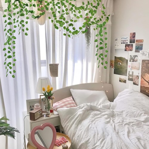 Decorative 72FT Ivy Garland - Eco-Friendly Fake Vines for Indoor & Outdoor Use - Picture 6 of 11