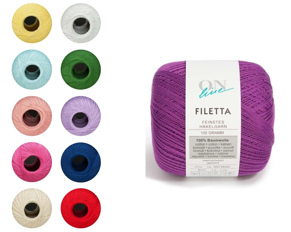 ONline Häkelgarn Filetta Handstrickgarn