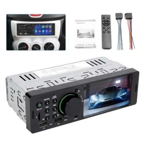Célibataire 1 Din 4" Voiture Stereo Radio Touch écran Bluetooth TF/USB/AUX MP5 Joueur