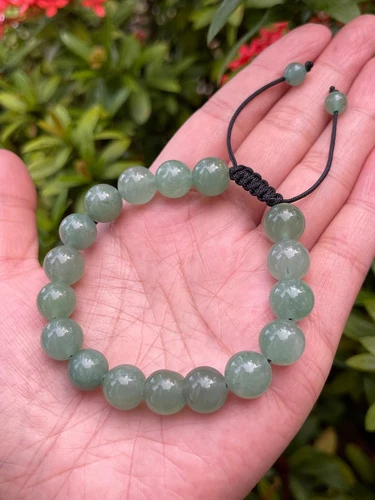 Grade A++ Edelstein Perlen verstellbar Armband 10 mm, echte Kristalle Armbänder - Bild 43 von 124