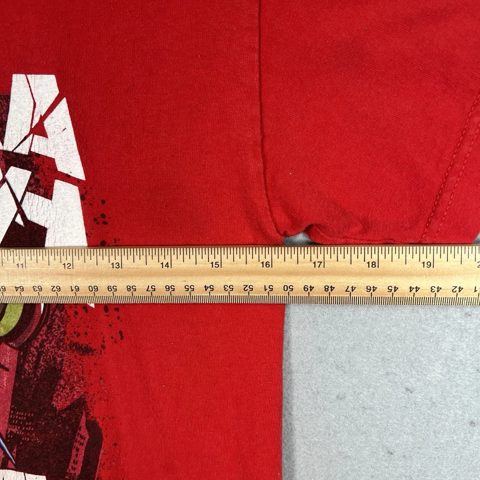 Nickelodeon  Teenage Mutant Ninja Turtles T Shirt Youth Small Red Cartoon - Image 2 of 4