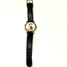 Armitron Quartz Peanuts Charlie Brown Golf Watch Rare